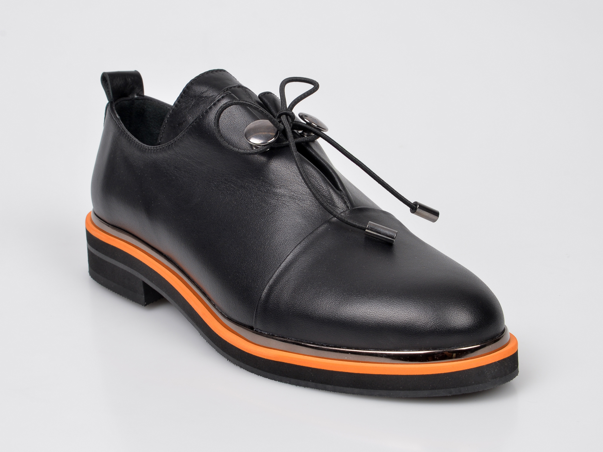 Pantofi FLAVIA PASSINI negri, RC623, din piele naturala