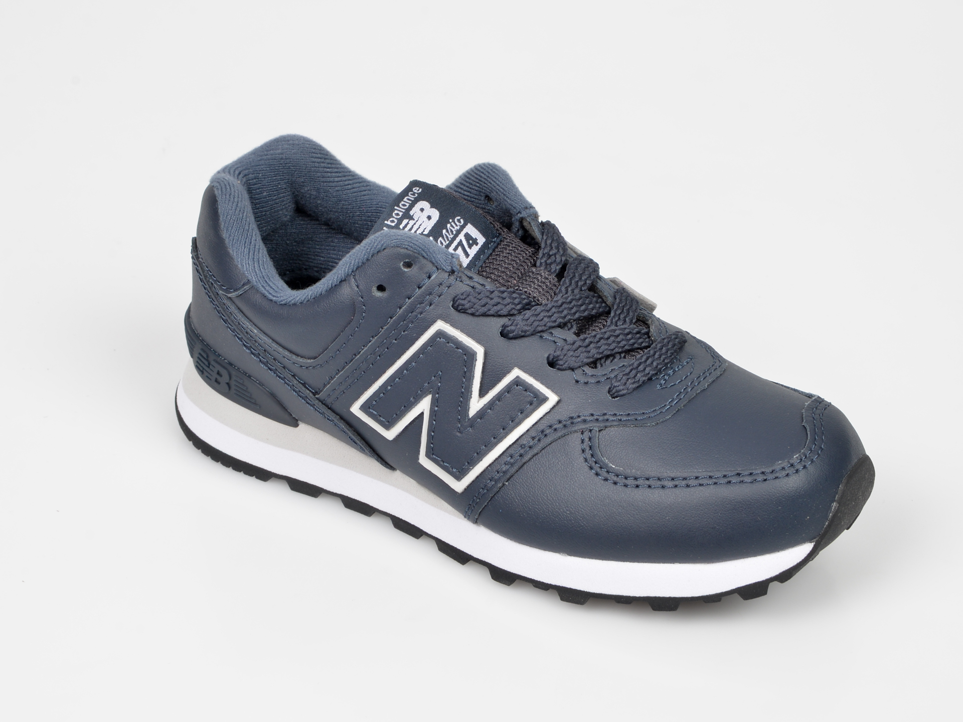 Pantofi sport NEW BALANCE bleumarin, Pc574, din piele naturala